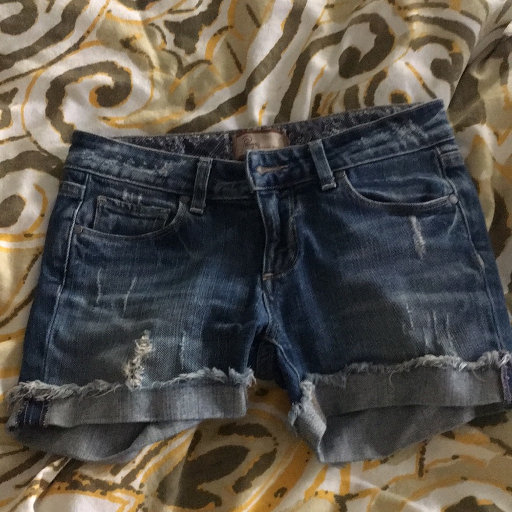 Paige denim shorts, size 24